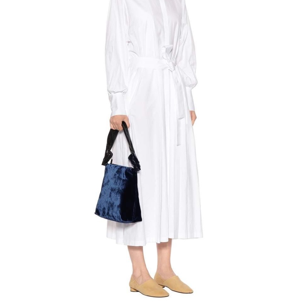 The Row Small Velvet Wander Bag